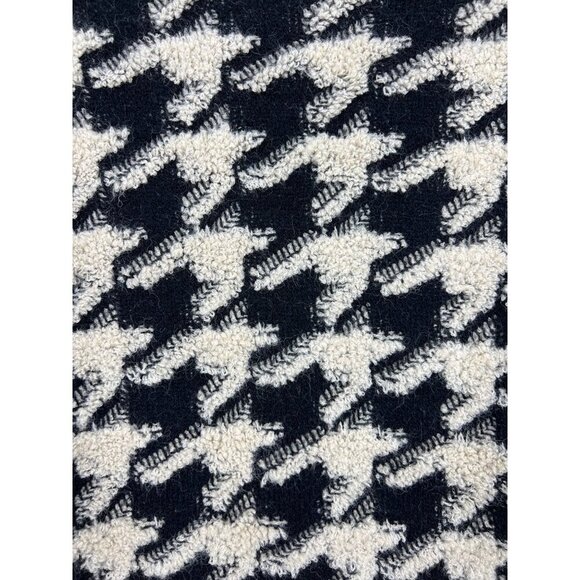 Max Studio Oversized Houndstooth Cardigan Sweater Size Large L Brown Black New - Picture 7 of 10